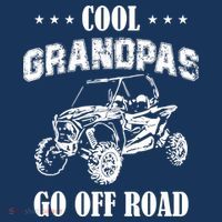 Cool Grandpas Go Off Road UTV ATV 4 Wheeler Off Road Riding Toddler Hoodie thumb 2