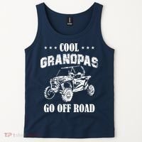 Cool Grandpas Go Off Road UTV ATV 4 Wheeler Off Road Riding Tank Top thumb 2