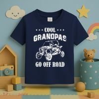Cool Grandpas Go Off Road UTV ATV 4 Wheeler Off Road Riding Toddler T-Shirt thumb 3