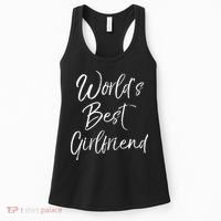 Cute Girlfriend Gift Fromfriend World's Best Girlfriend Women's Tank Top thumb 0