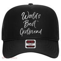 Cute Girlfriend Gift Fromfriend World's Best Girlfriend Hat thumb 0