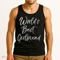 Cute Girlfriend Gift Fromfriend World's Best Girlfriend Tank Top thumb 3