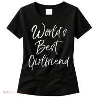 Cute Girlfriend Gift Fromfriend World's Best Girlfriend Women's T-Shirt thumb 0