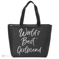 Cute Girlfriend Gift Fromfriend World's Best Girlfriend Tote Bag thumb 0