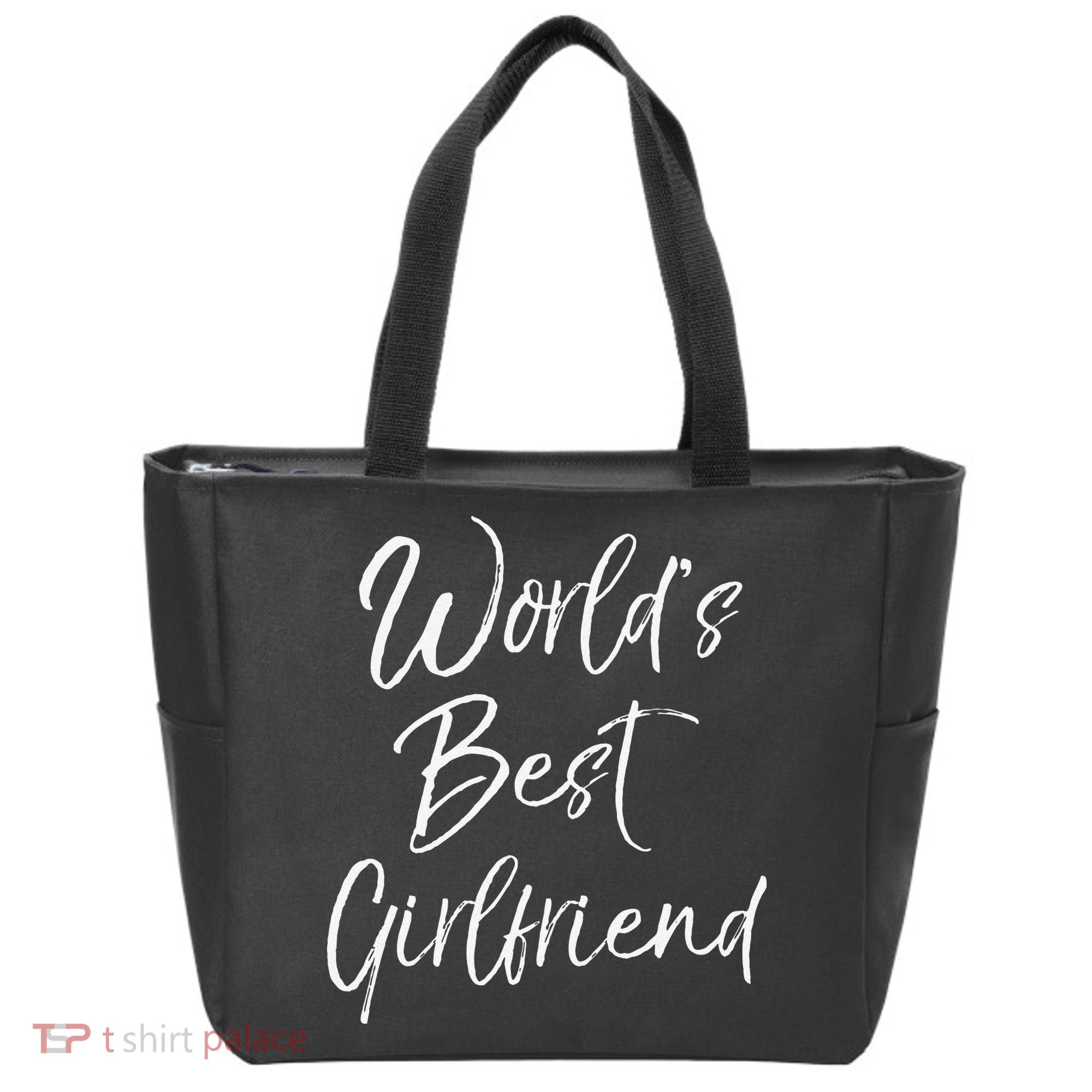 Cute Girlfriend Gift Fromfriend World's Best Girlfriend Tote Bag