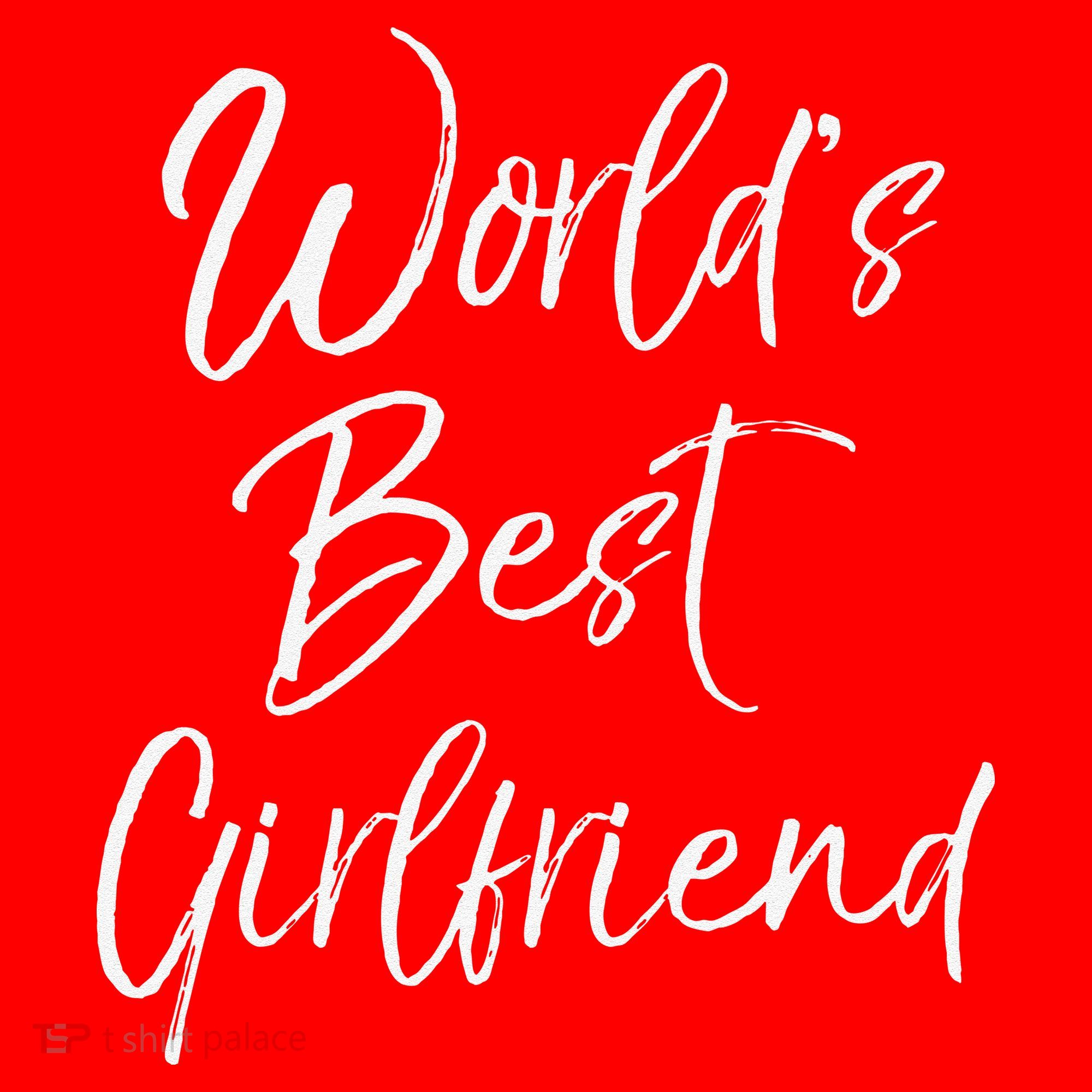 Cute Girlfriend Gift Fromfriend World's Best Girlfriend Santa Hat