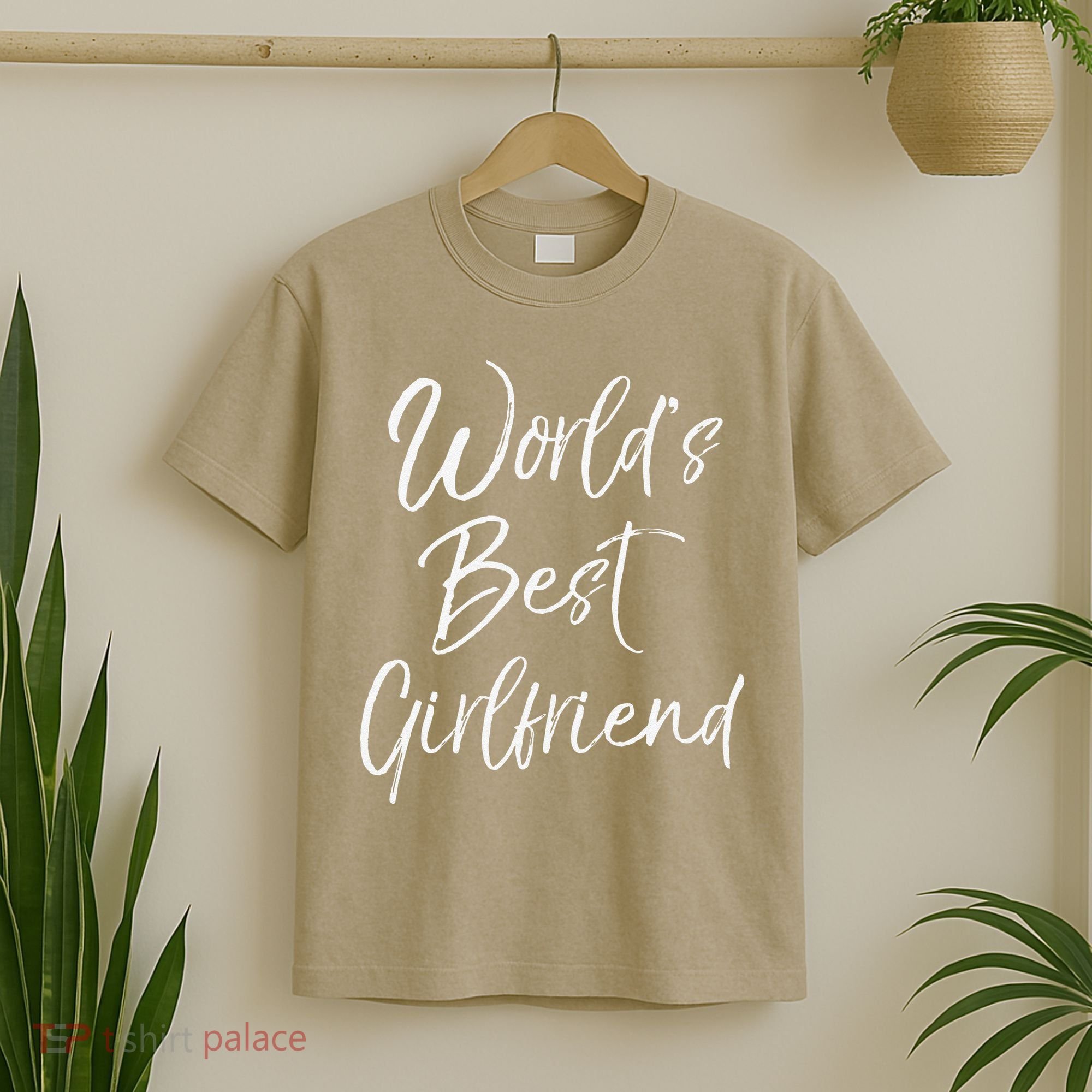 Cute Girlfriend Gift Fromfriend World's Best Girlfriend T-Shirt