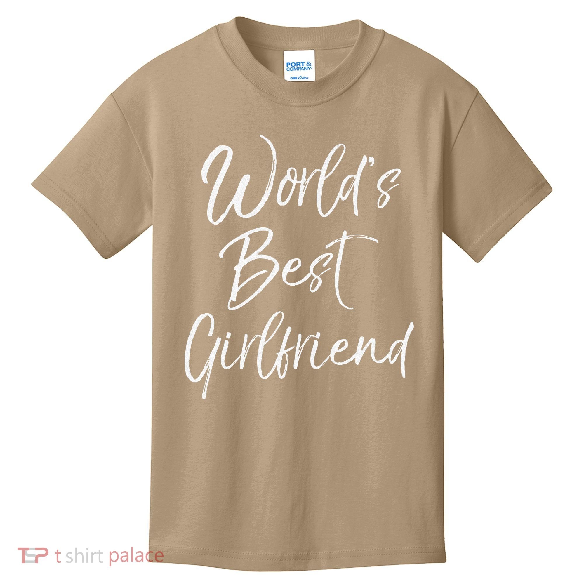 Cute Girlfriend Gift Fromfriend World's Best Girlfriend Kids T-Shirt
