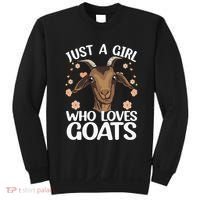 Cool Goat Girl Goat Whisperer Farm Animal Farmer Sweatshirt thumb 0