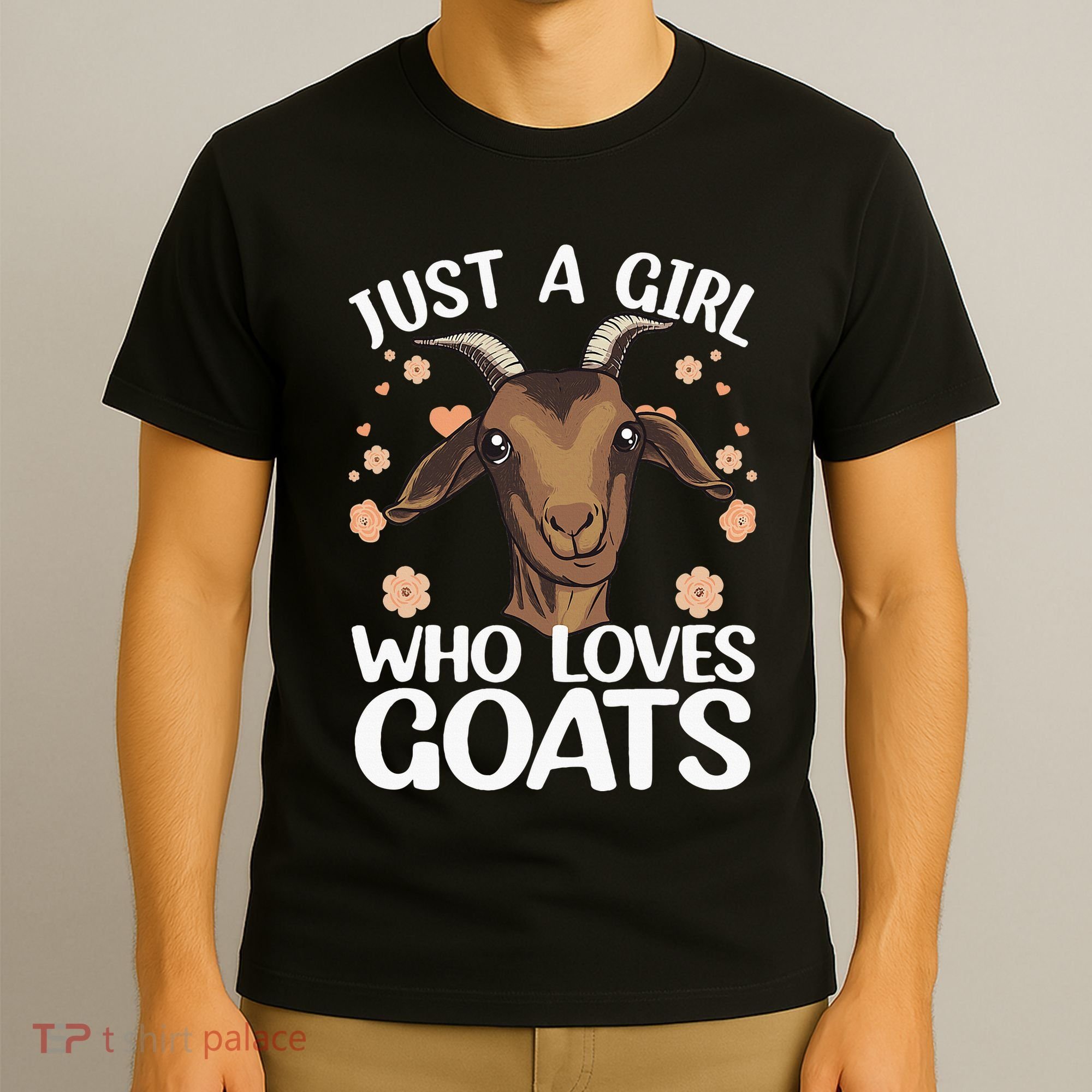 Cool Goat Girl Goat Whisperer Farm Animal Farmer T-Shirt