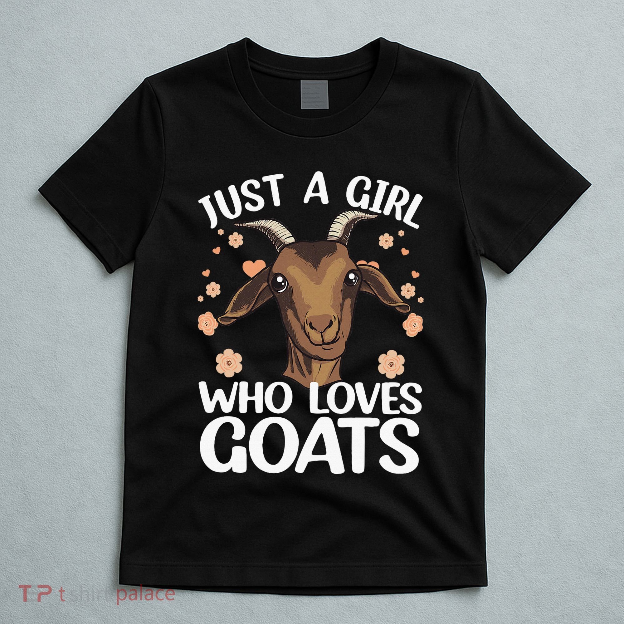 Cool Goat Girl Goat Whisperer Farm Animal Farmer T-Shirt