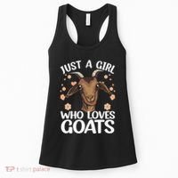 Cool Goat Girl Goat Whisperer Farm Animal Farmer Women's Tank Top thumb 0