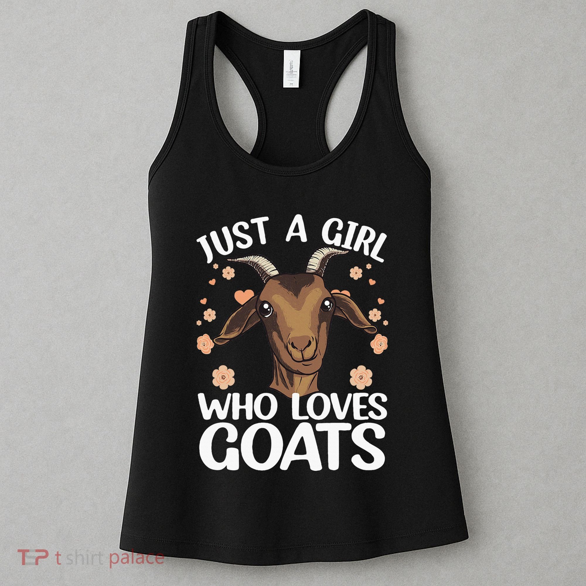 Cool Goat Girl Goat Whisperer Farm Animal Farmer Women's Tank Top