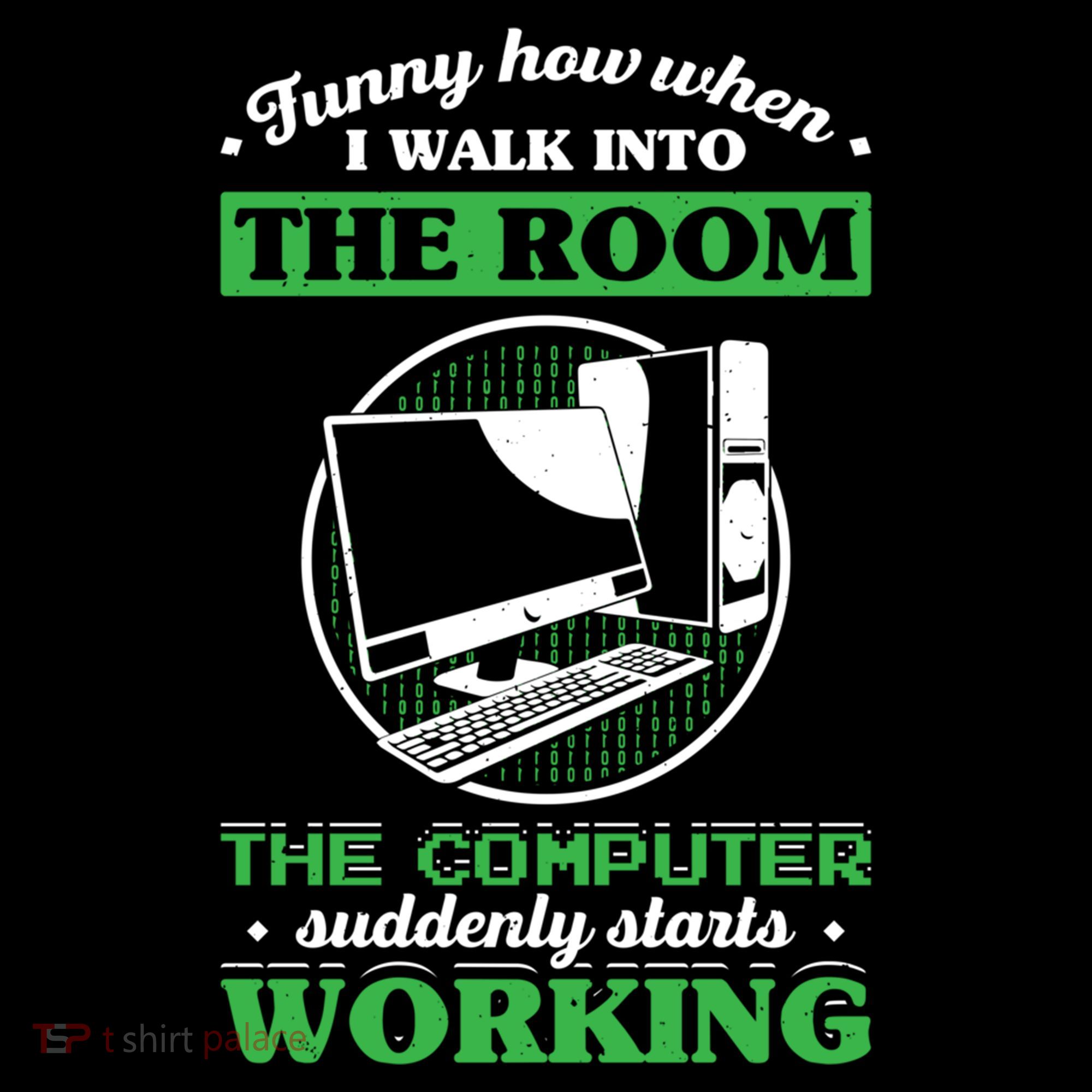 Computer Geek Gift: Tech Support I Computer Starts Working Gift Ornament