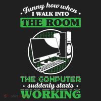 Computer Geek Gift: Tech Support I Computer Starts Working Gift Hat thumb 2