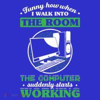 Computer Geek Gift: Tech Support I Computer Starts Working Gift Apron thumb 3