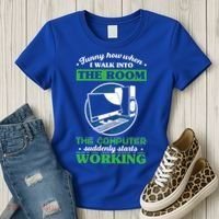 Computer Geek Gift: Tech Support I Computer Starts Working Gift Women's T-Shirt thumb 3