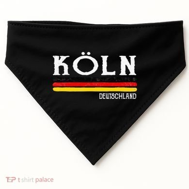 Cologne Germany Gift Koln Souvenir USA-Made Doggie Bandana