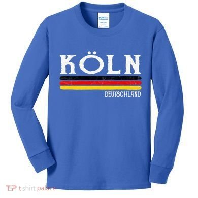 Cologne Germany Gift Koln Souvenir Kids Long Sleeve Shirt