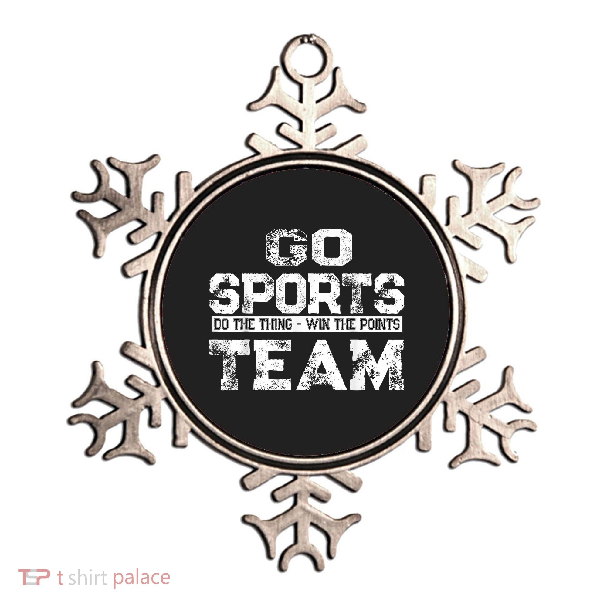 Cool Gift Go Sports Do The Thing Win The Points Team Gift Ornament