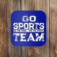 Cool Gift Go Sports Do The Thing Win The Points Team Gift Coaster thumb 0