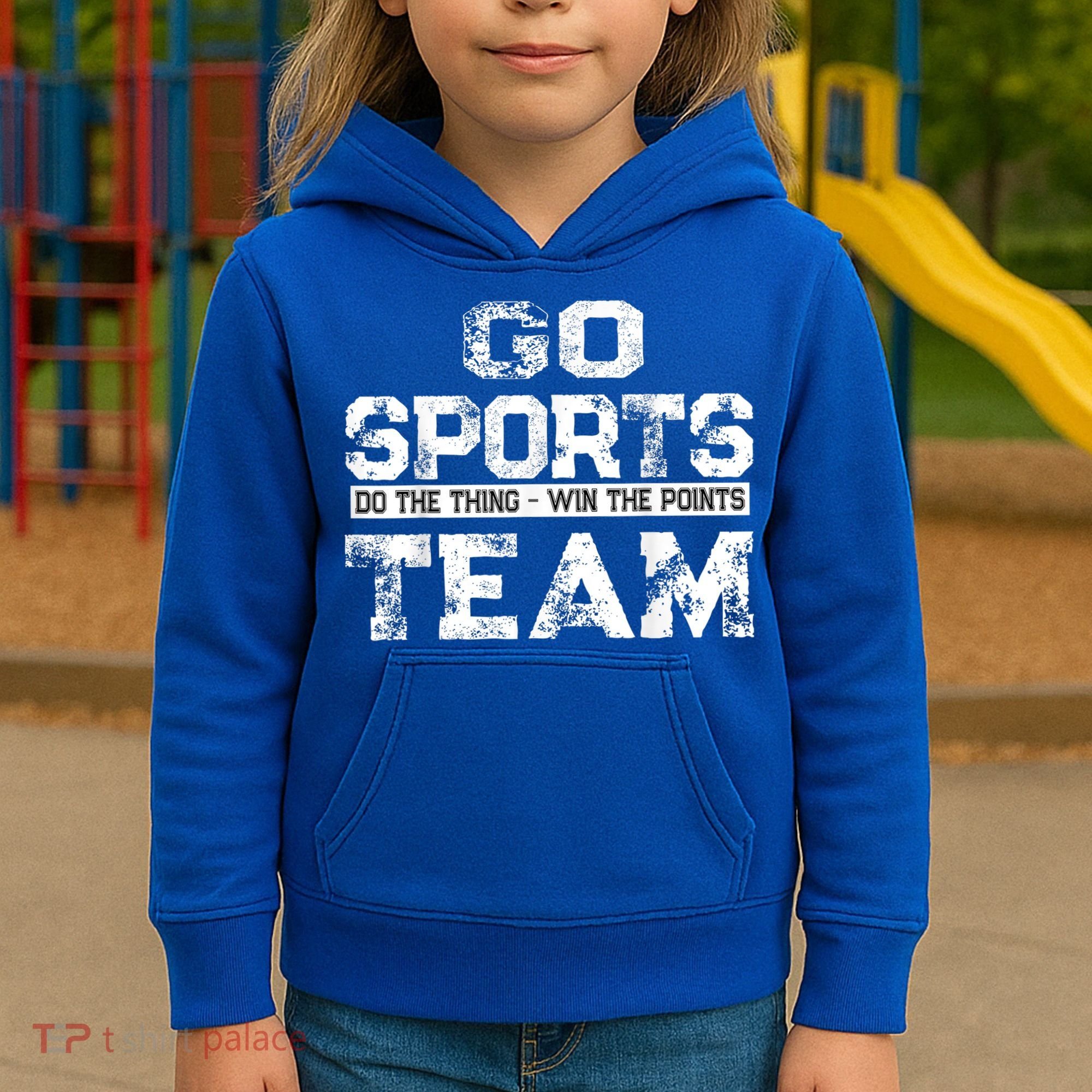 Cool Gift Go Sports Do The Thing Win The Points Team Gift Kids Hoodie