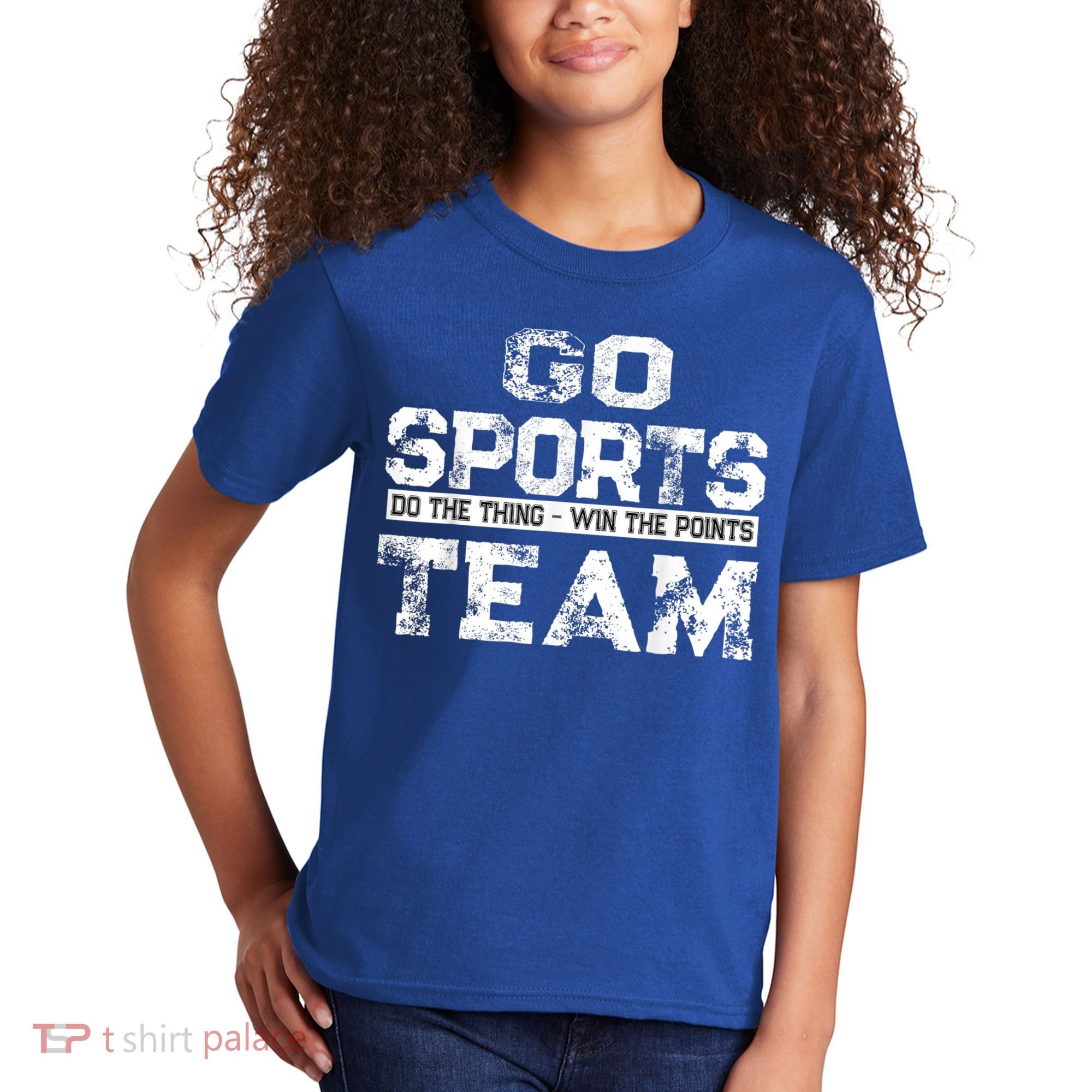 Cool Gift Go Sports Do The Thing Win The Points Team Gift Kids T-Shirt