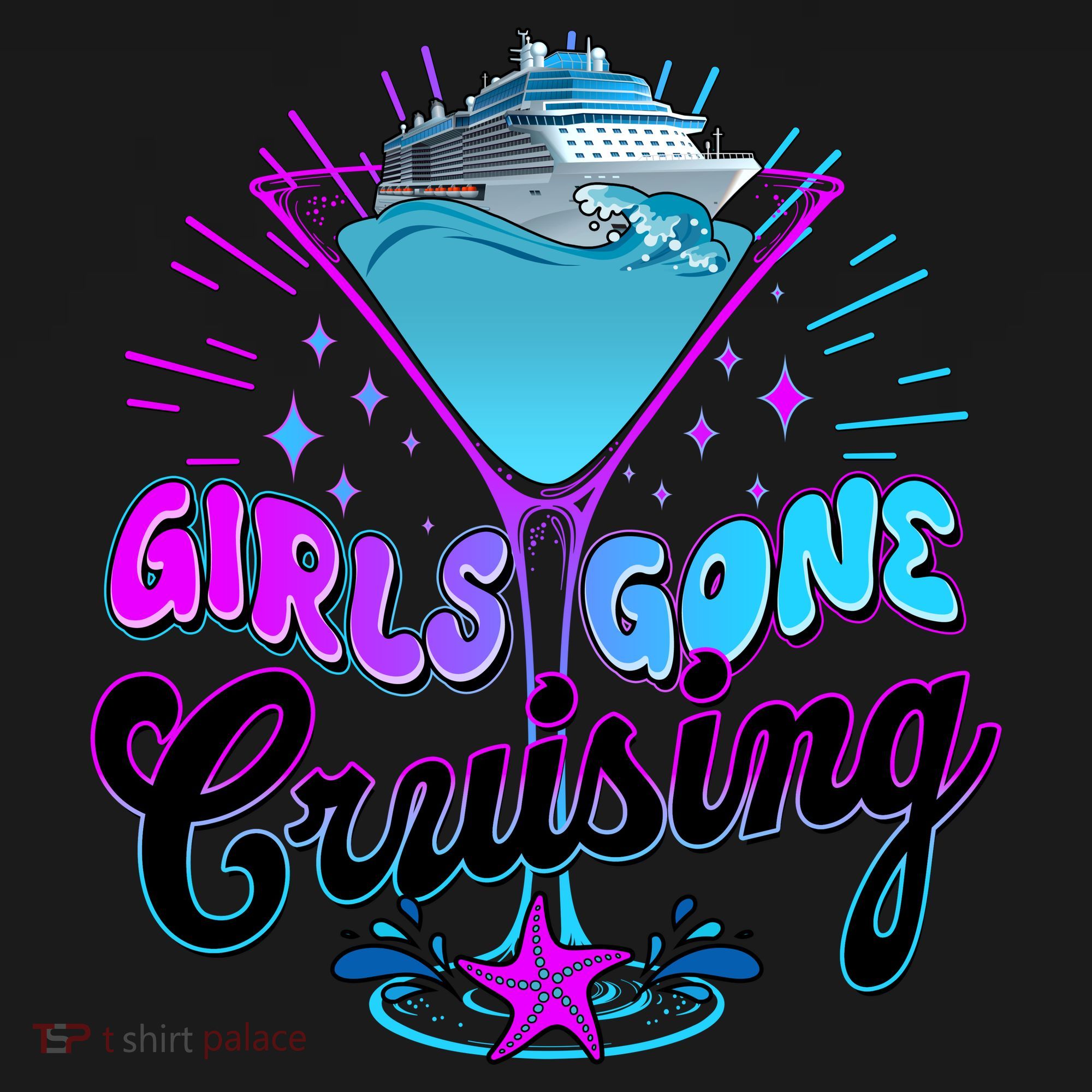 Cute Girl Gone Cruising Girl Trip Women's Tank Top