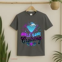 Cute Girl Gone Cruising Girl Trip T-Shirt thumb 2