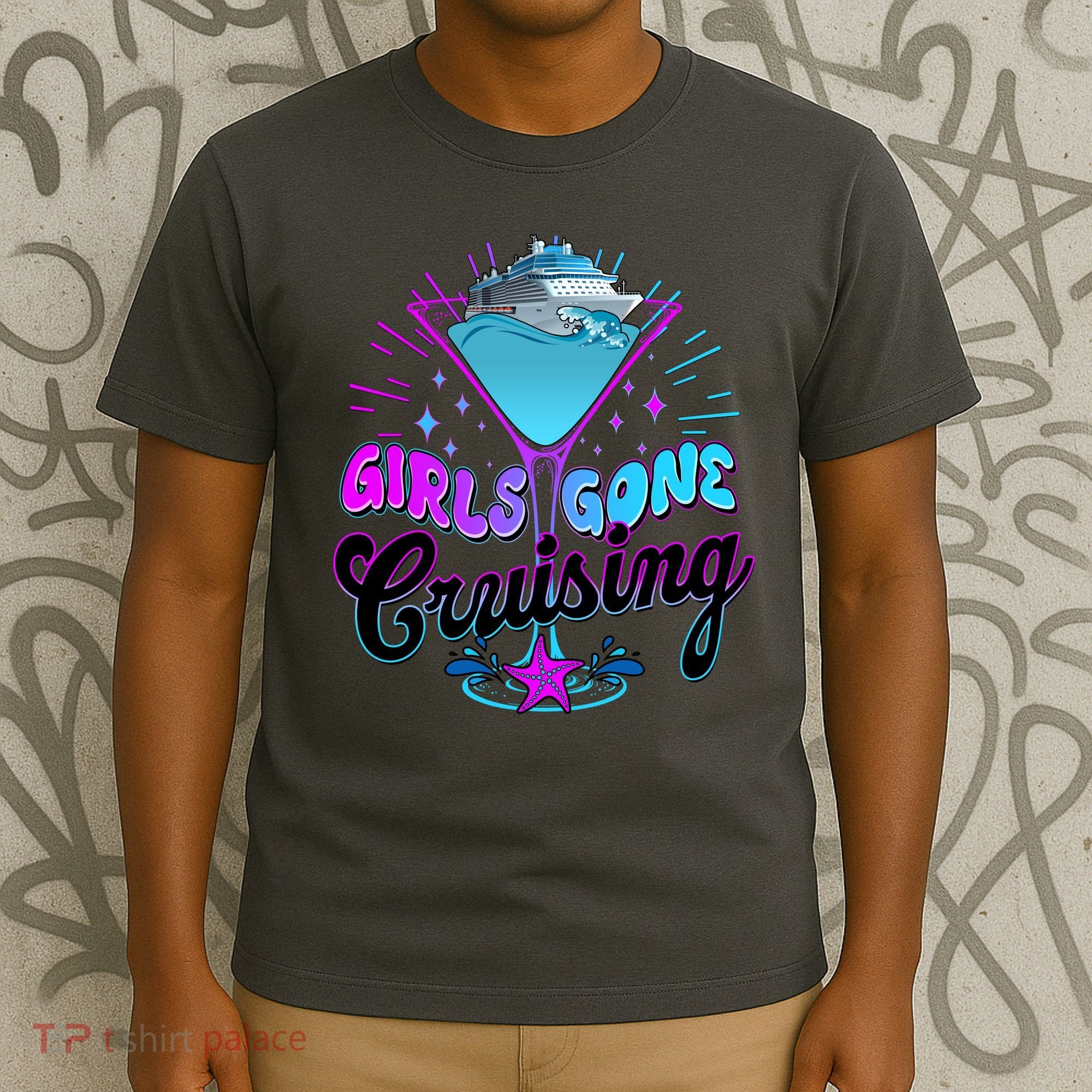Cute Girl Gone Cruising Girl Trip T-Shirt