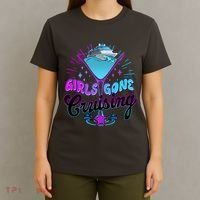 Cute Girl Gone Cruising Girl Trip T-Shirt thumb 4