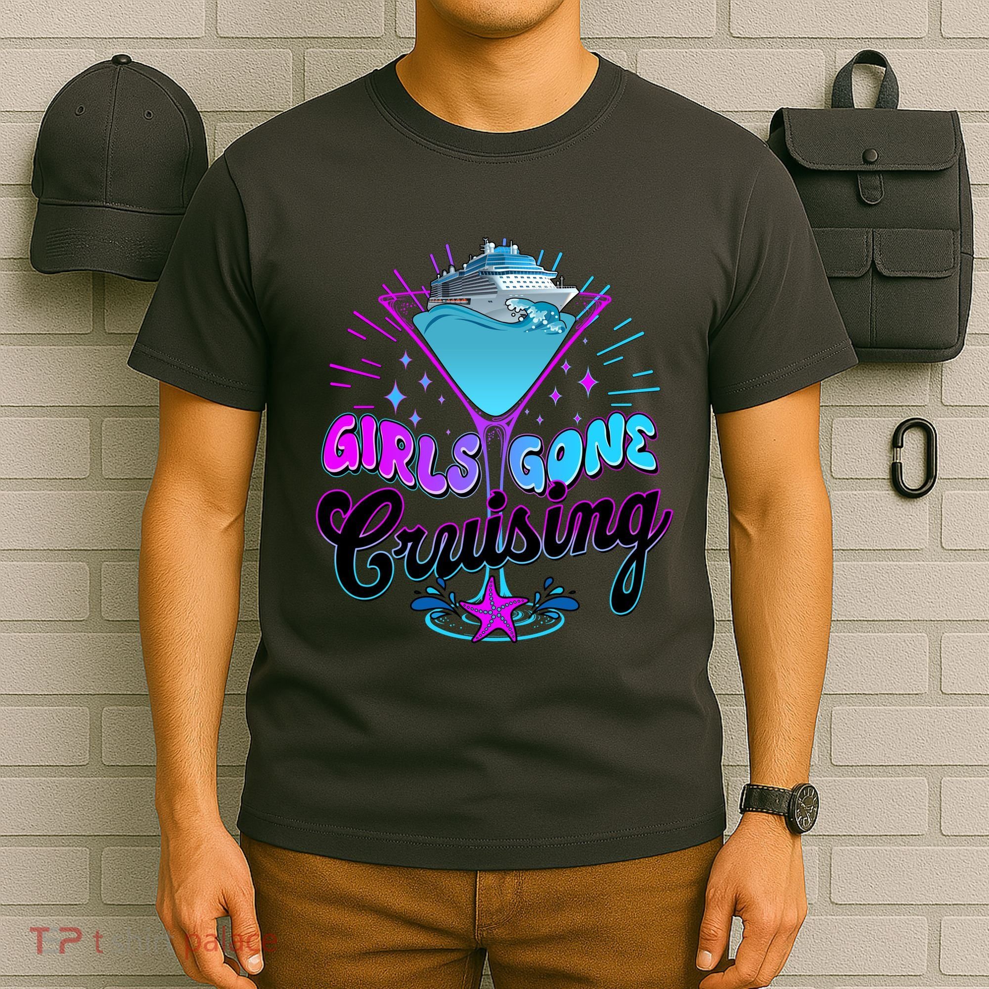 Cute Girl Gone Cruising Girl Trip T-Shirt