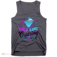 Cute Girl Gone Cruising Girl Trip Tank Top thumb 0