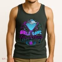 Cute Girl Gone Cruising Girl Trip Tank Top thumb 3