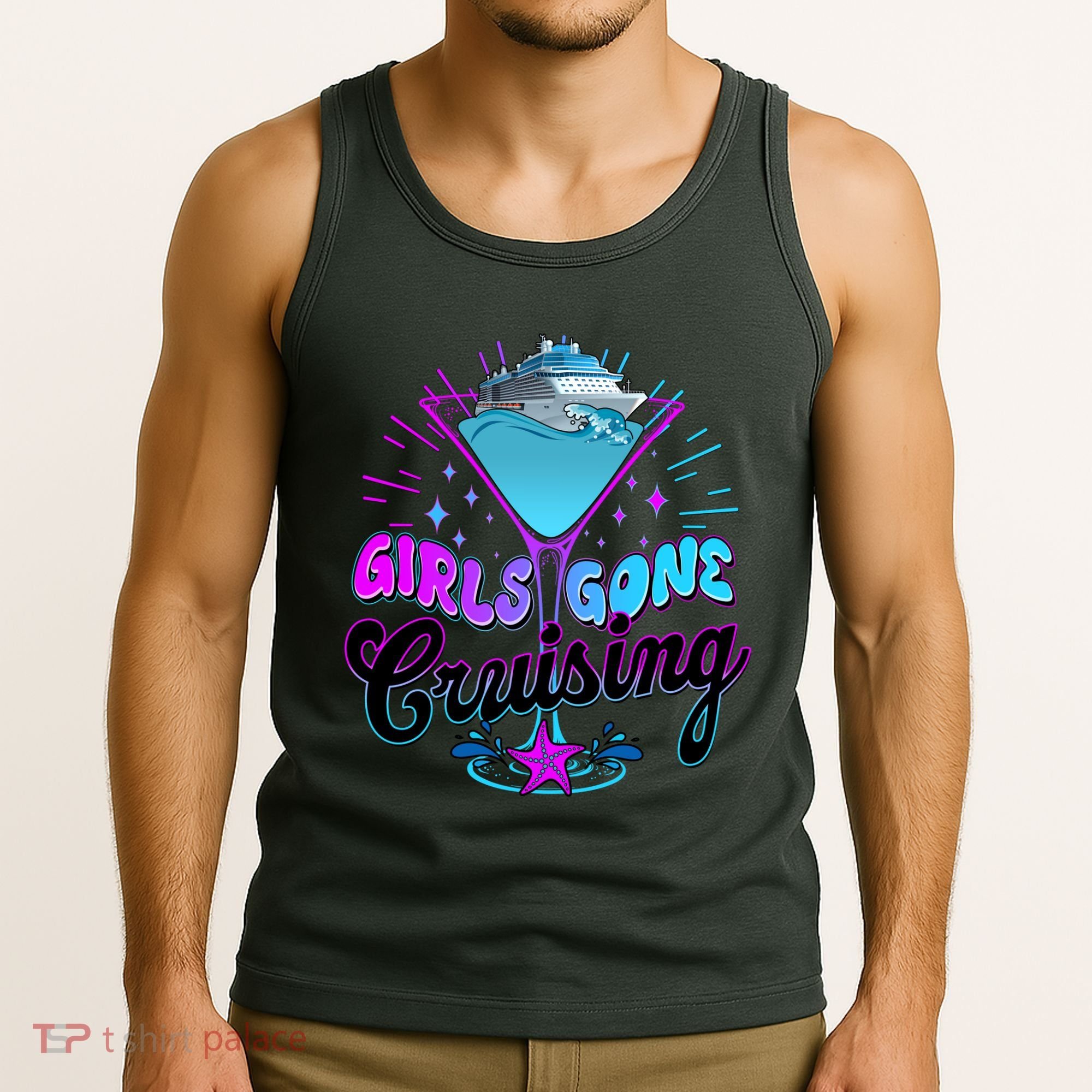 Cute Girl Gone Cruising Girl Trip Tank Top
