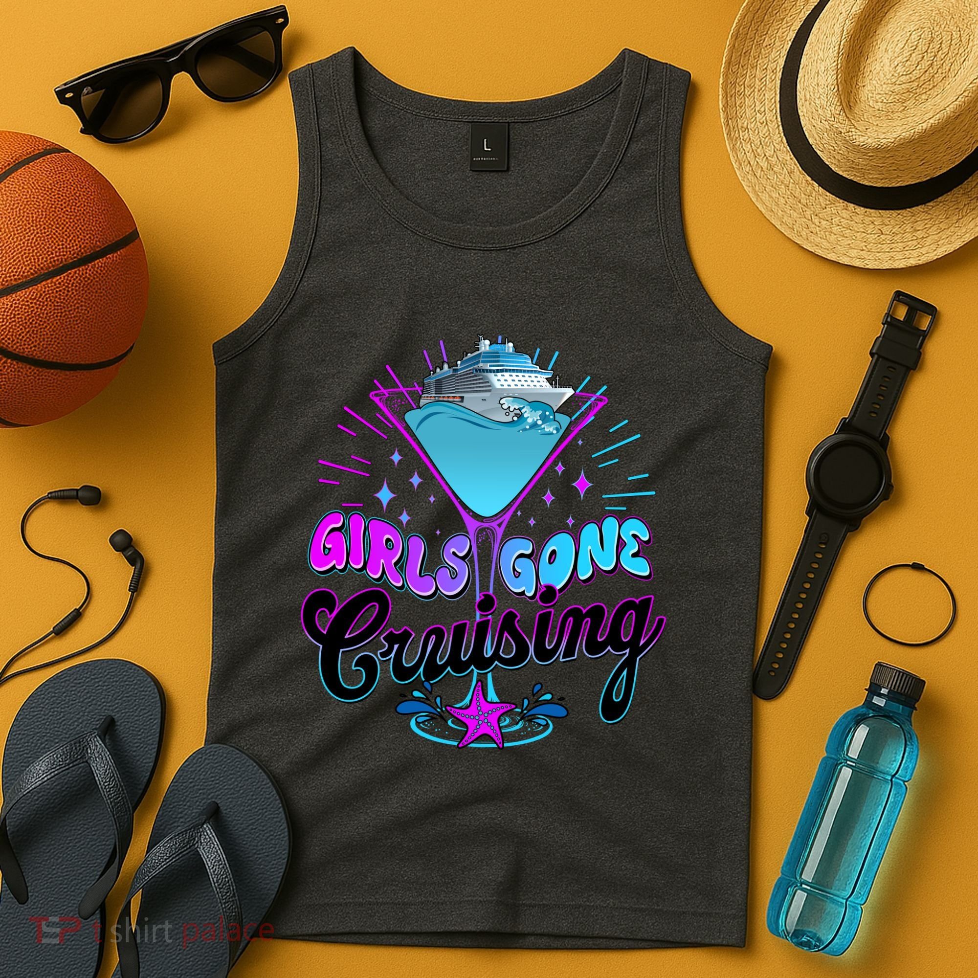 Cute Girl Gone Cruising Girl Trip Tank Top