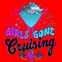 Cute Girl Gone Cruising Girl Trip Santa Hat thumb 1