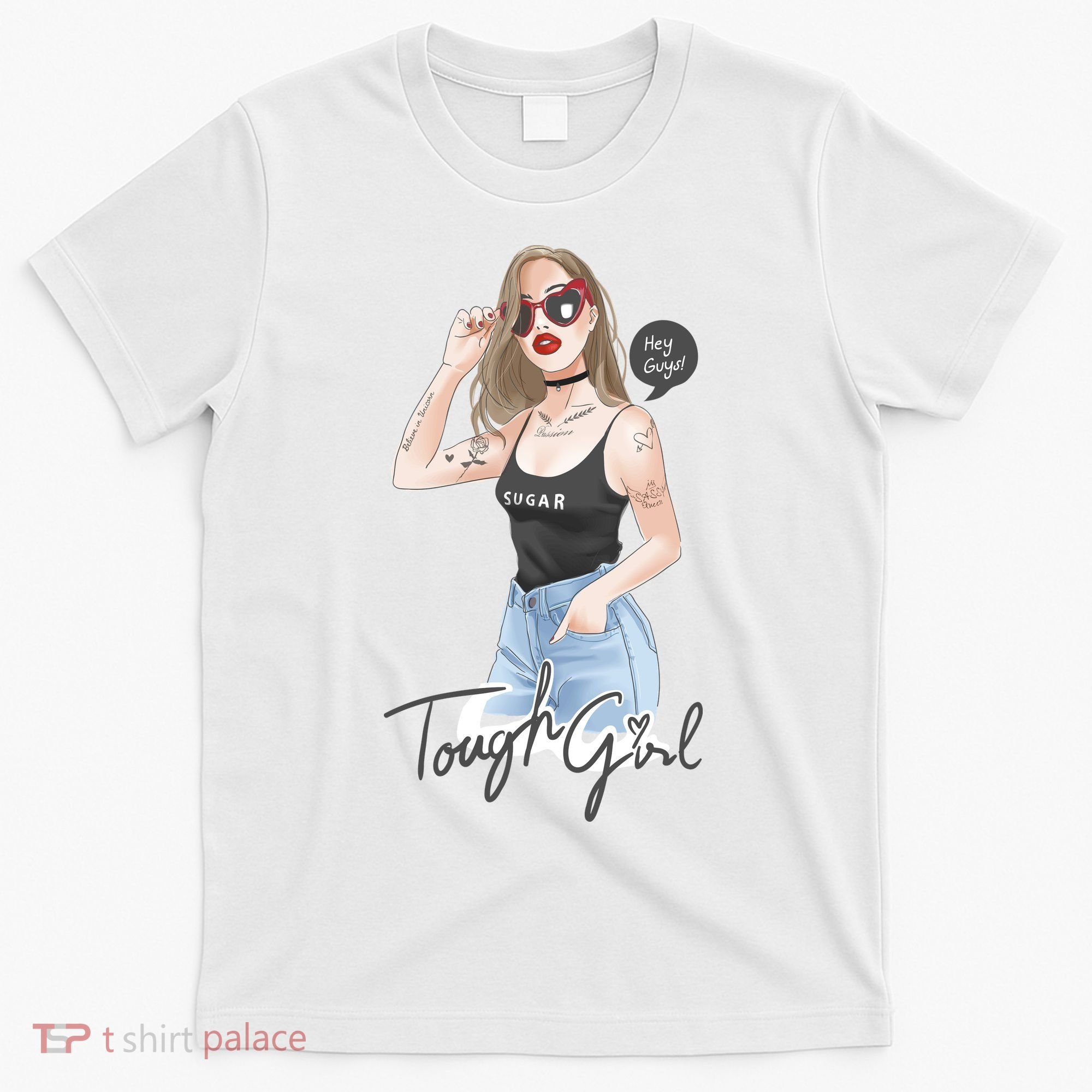Cool Girl Girl In Sunglasses T-Shirt