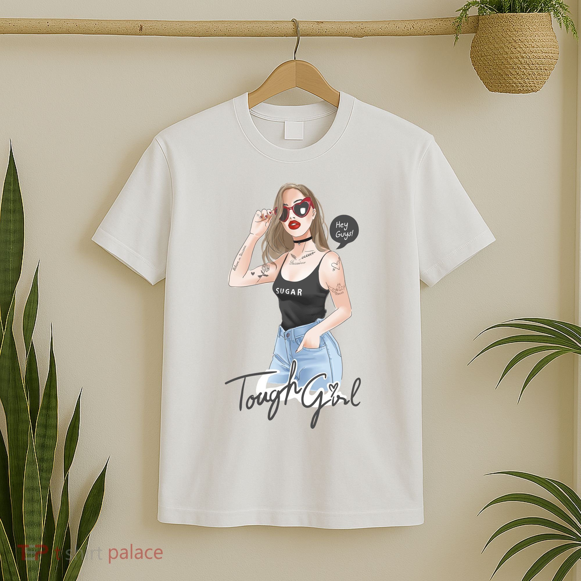 Cool Girl Girl In Sunglasses T-Shirt