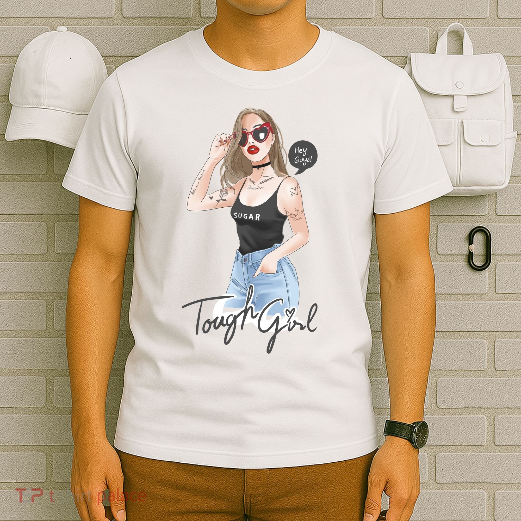 Cool Girl Girl In Sunglasses T-Shirt