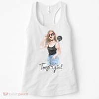 Cool Girl Girl In Sunglasses Women's Tank Top thumb 0
