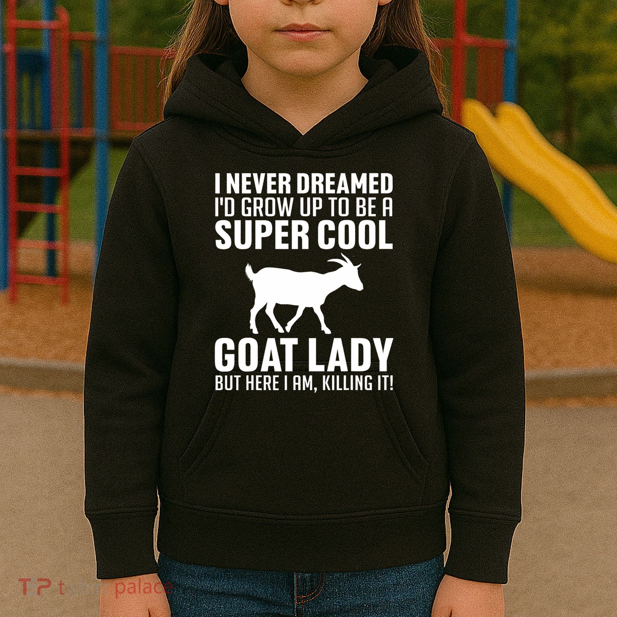Cool Goats Goat Whisperer Pygmy Goat Animal Kids Hoodie