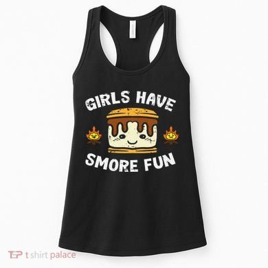 Camping Girl Have Smore Fun Camper Women's Tank Top