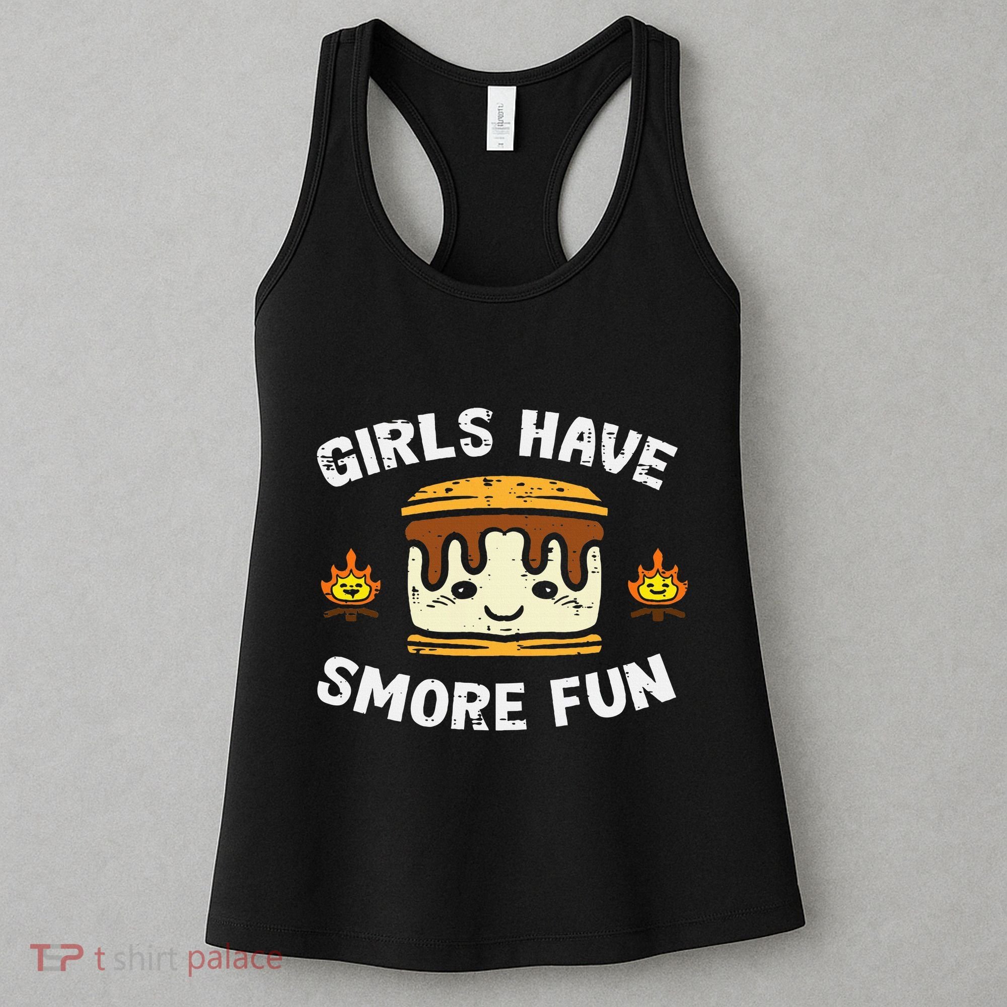 Camping Girl Have Smore Fun Camper Women's Tank Top
