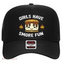 Camping Girl Have Smore Fun Camper Hat thumb 0
