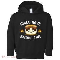 Camping Girl Have Smore Fun Camper Toddler Hoodie thumb 0