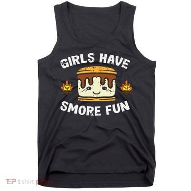 Camping Girl Have Smore Fun Camper Tank Top