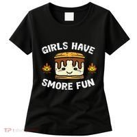 Camping Girl Have Smore Fun Camper Women's T-Shirt thumb 0