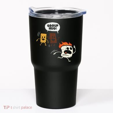 Camping Group Hug Smores Funny Marshmallow Tumbler