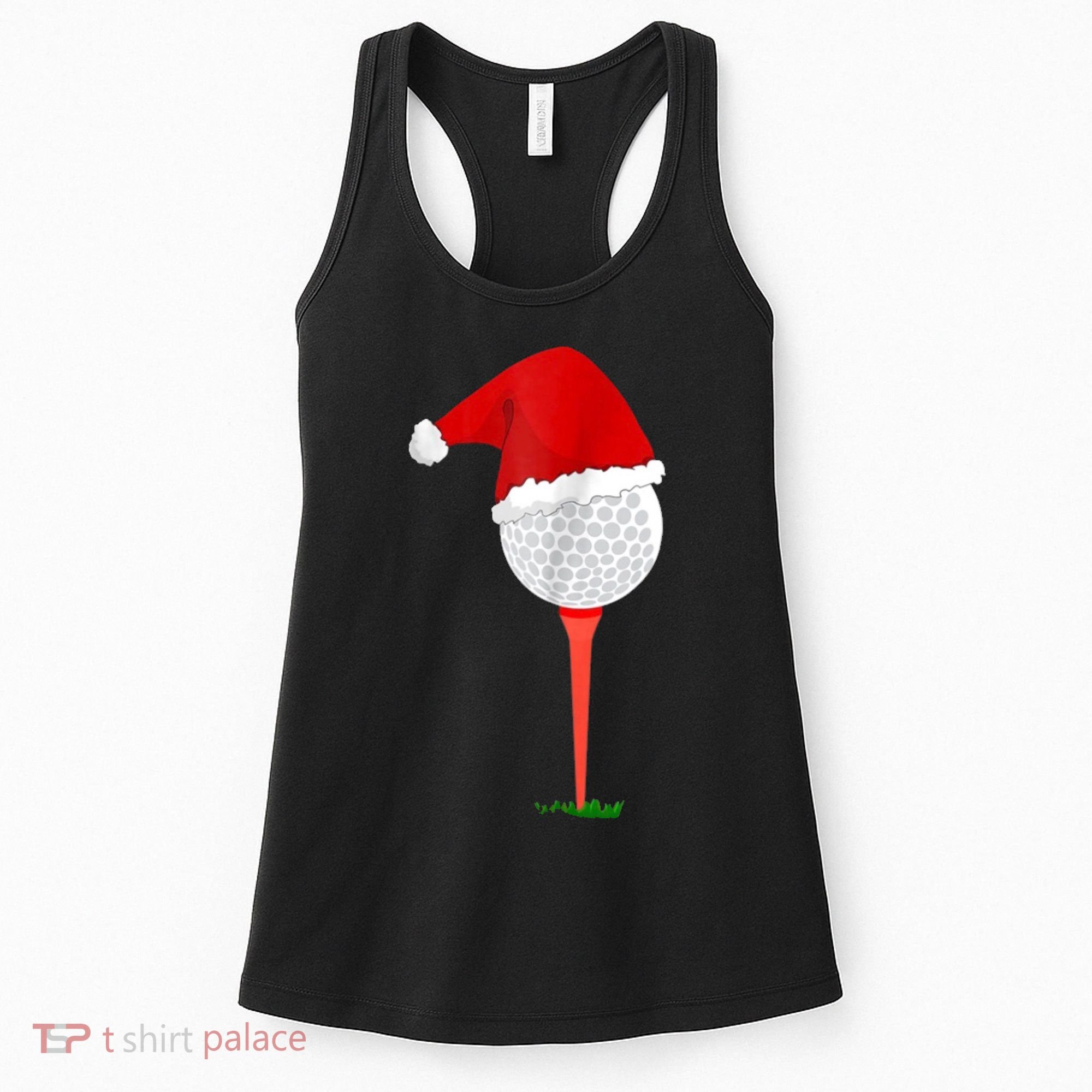 Christmas Golf Holiday Hole In One Classic Women's Tank Top